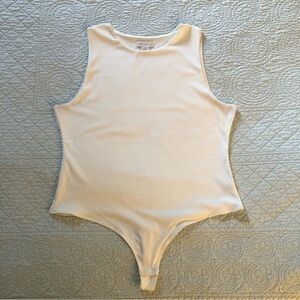 House of Harlow 1960 All Day Contour sleeveless ribbed knit bodysuit. Size XL